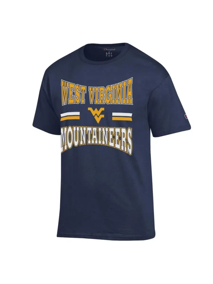 Футболка с принтом West Virginia Mountaineers Team Zoom Champion — изображение 3 из 3, темно-синий