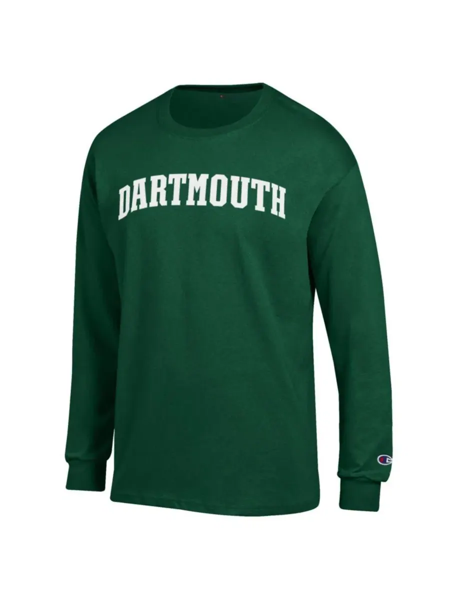Футболка с длинным рукавом с принтом Dartmouth Big Green Basic Arch Champion — изображение 3 из 3, зеленый