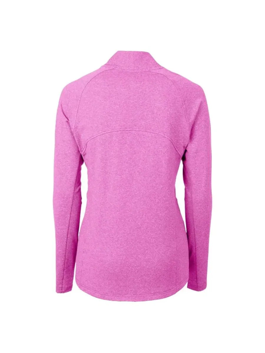 Женская куртка-бомбер с принтом, модель Raglan Adapt Eco Knit Heather Full-Zip Jacket Cutter & Buck — изображение 3 из 3