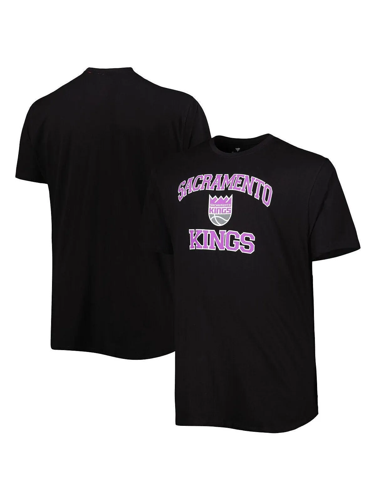 Мужская черная футболка sacramento kings big and tall heart and soul Profile — изображение 1 из 3, черный