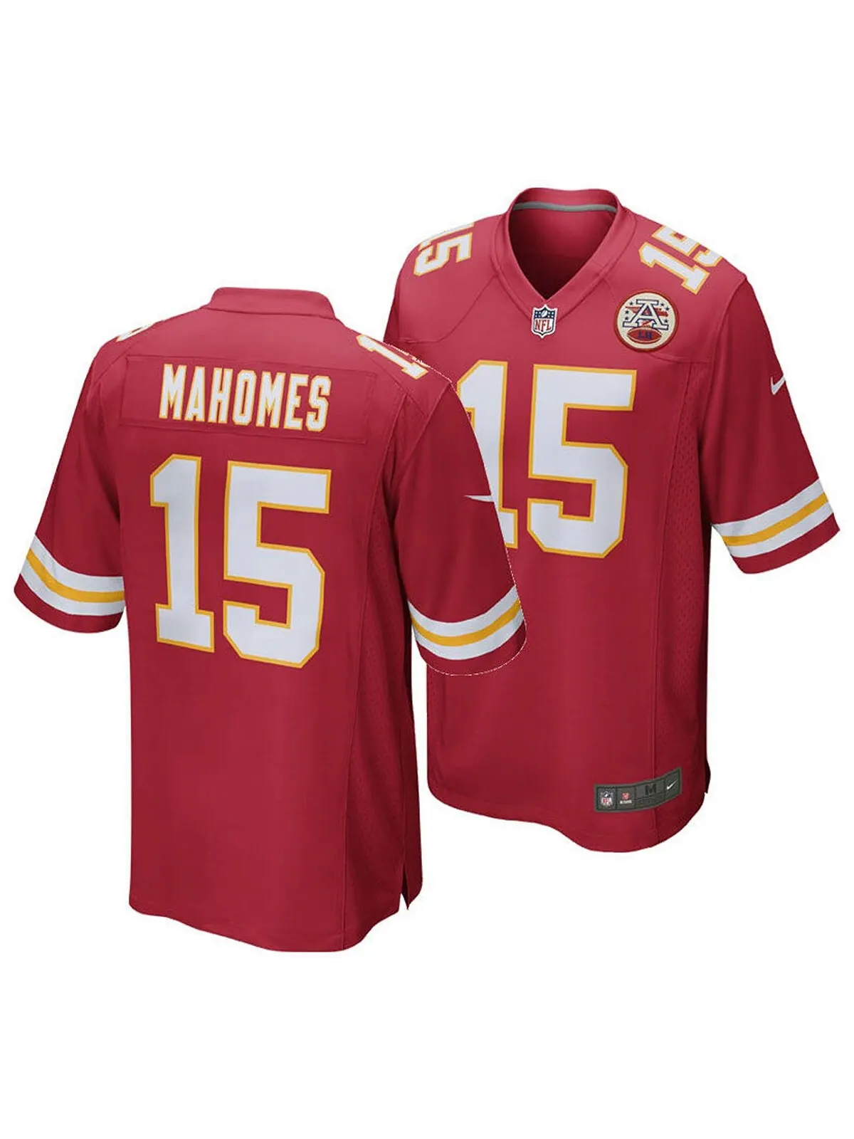 Джерси Pat Mahomes Kansas City Chiefs Game, для мальчиков-малышей (2–4 года) Nike — изображение 1 из 3, красный