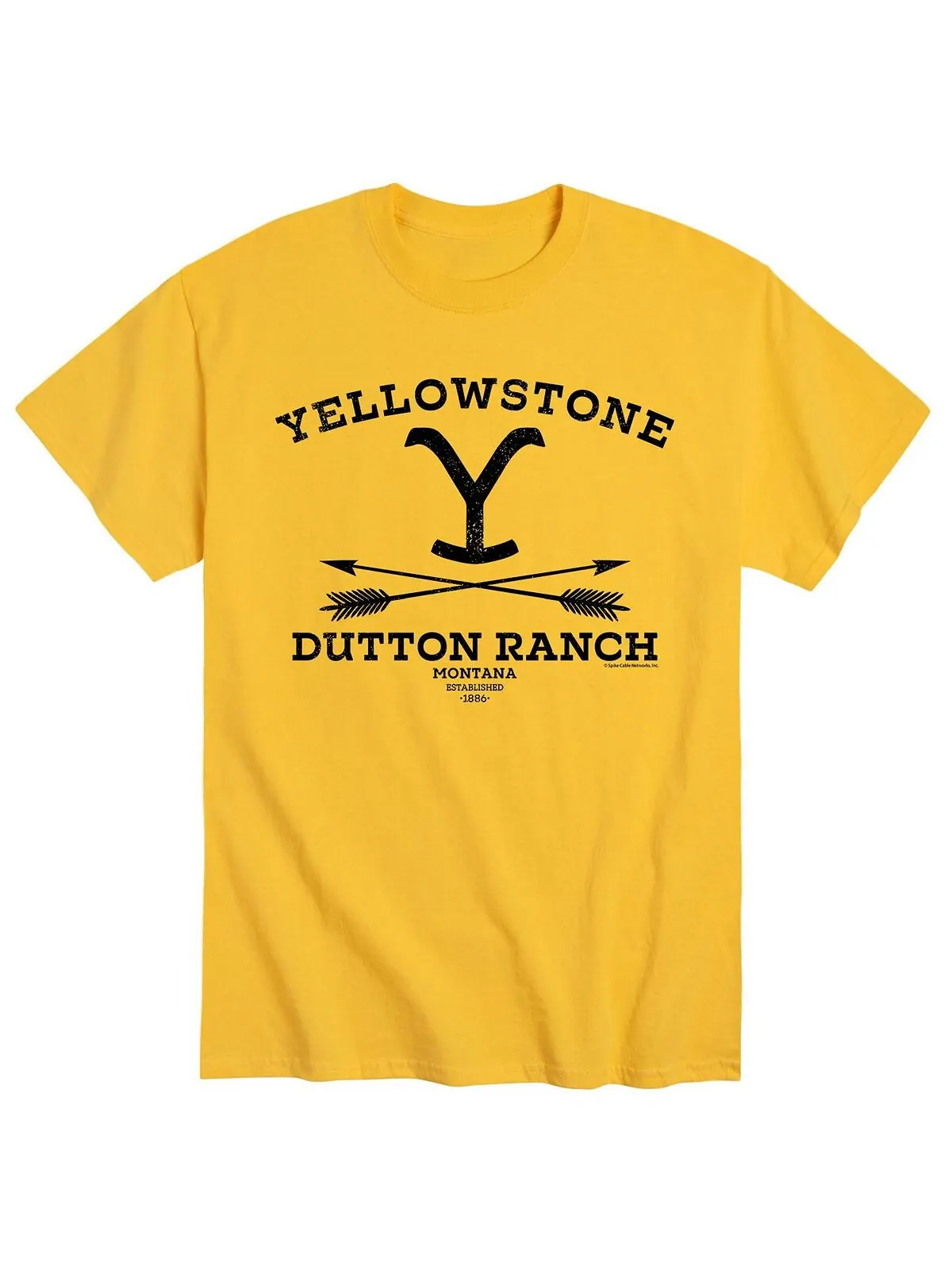 Мужская футболка yellowstone dutton ranch arrows AIRWAVES — изображение 1 из 1, желтый
