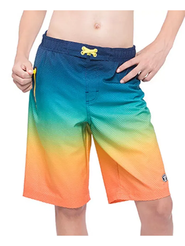 Мальчиковые плавки для плавания Board Shorts с 4-сторонней растяжкой, быстросохнущие, с сетчатой — изображение 9 из 10