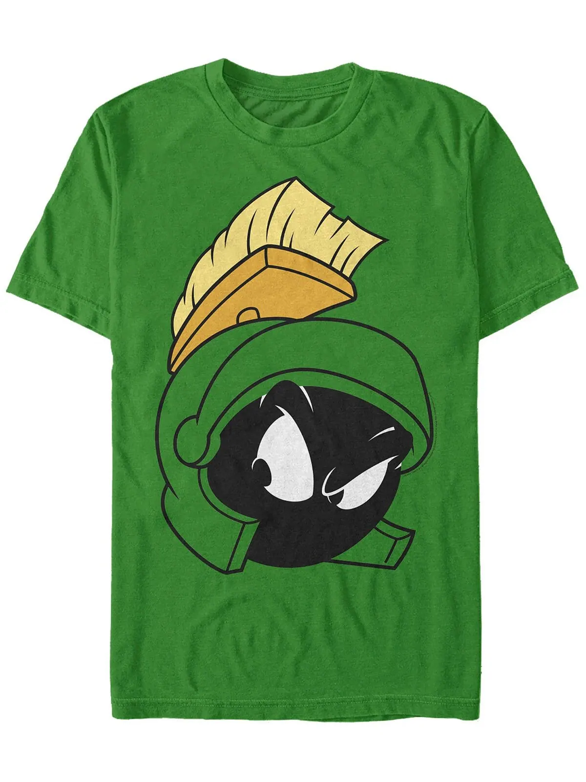 Мужская футболка looney tunes marvin the martian attitude big face с коротким рукавом Fifth Sun — изображение 1 из 1, зеленый