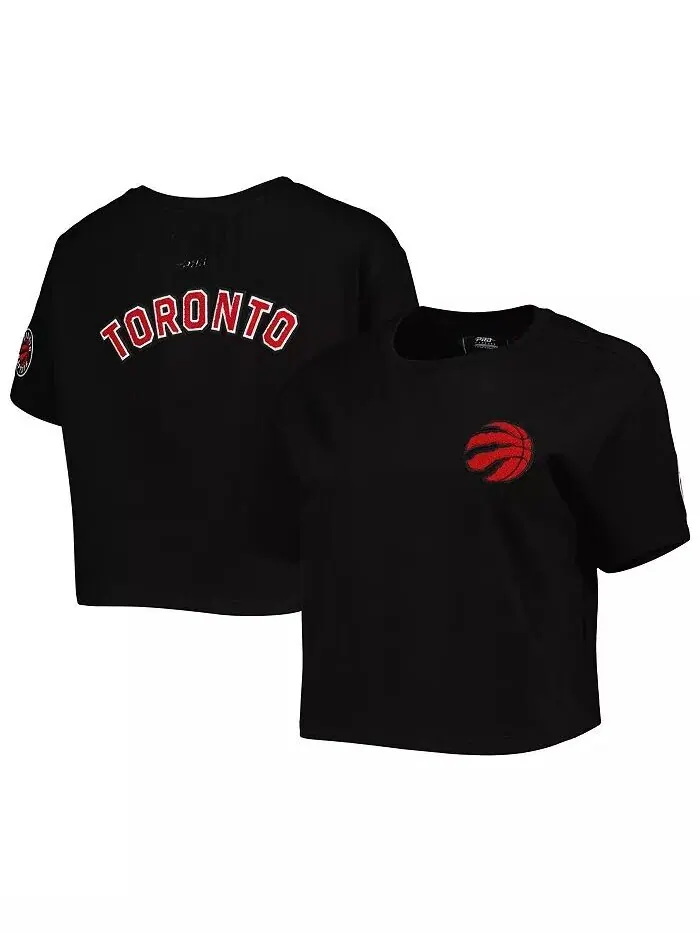 Женская черная футболка свободного кроя Toronto Raptors Classics Pro Standard — изображение 1 из 4
