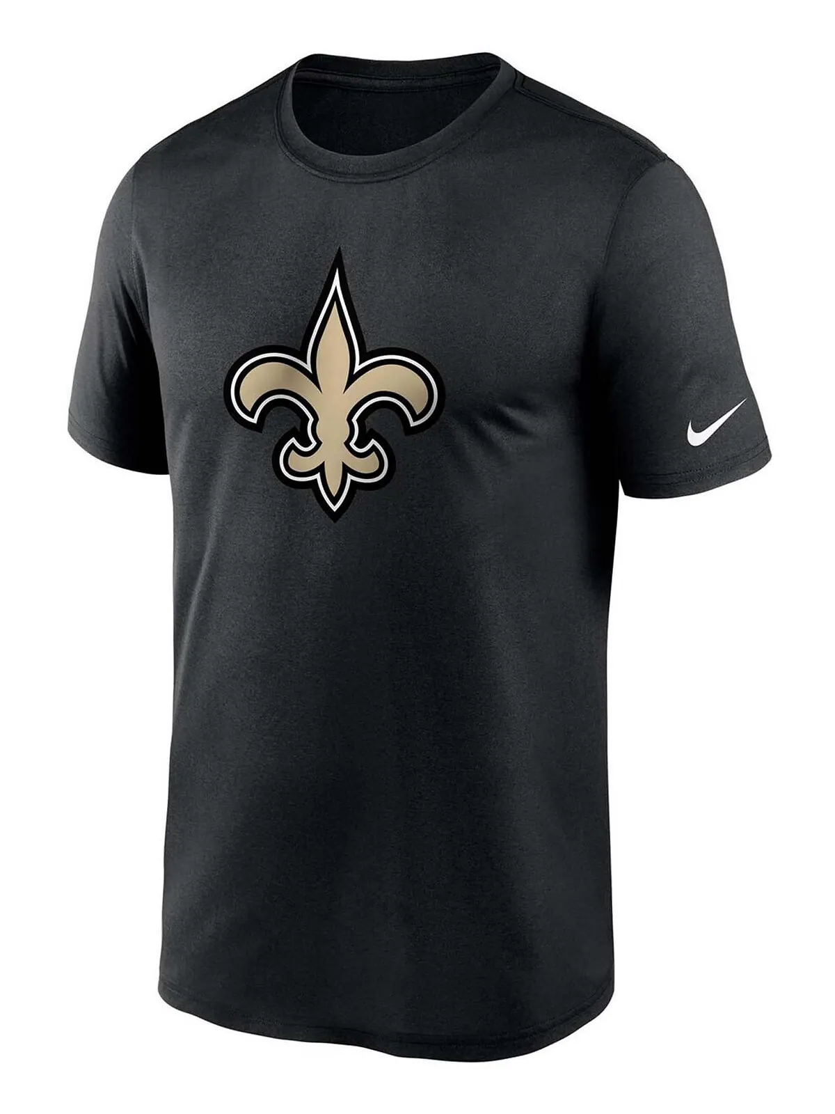 Мужская черная футболка с логотипом Big and Tall New Orleans Saints Essential Legend Performance — изображение 3 из 3, черный