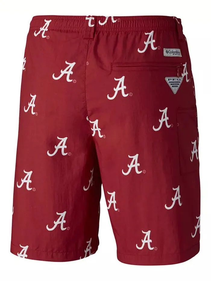 Мужские шорты Alabama Crimson Tide Backcast Printed Columbia — изображение 2 из 2