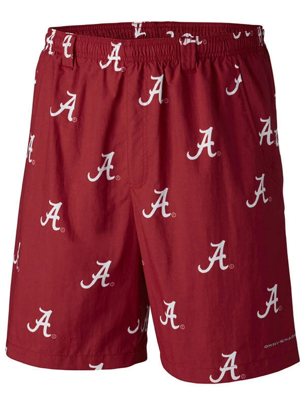 Мужские шорты с принтом alabama crimson tide backcast Columbia — изображение 1 из 2, красный