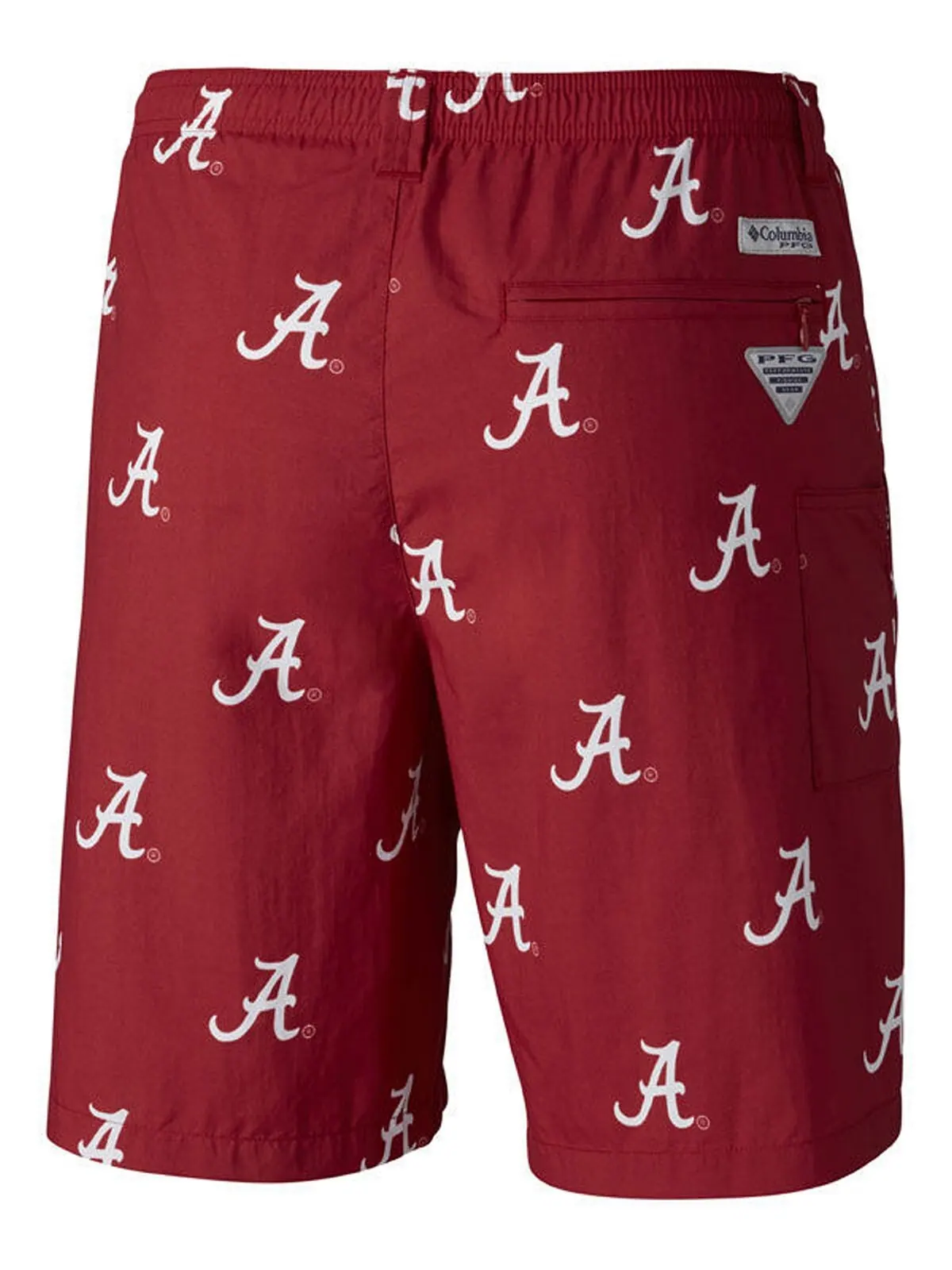 Мужские шорты с принтом alabama crimson tide backcast Columbia — изображение 2 из 2, красный