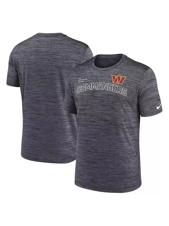 Футболка мужская черная Washington Commanders Velocity Arch Performance Nike — изображение 1 из 1