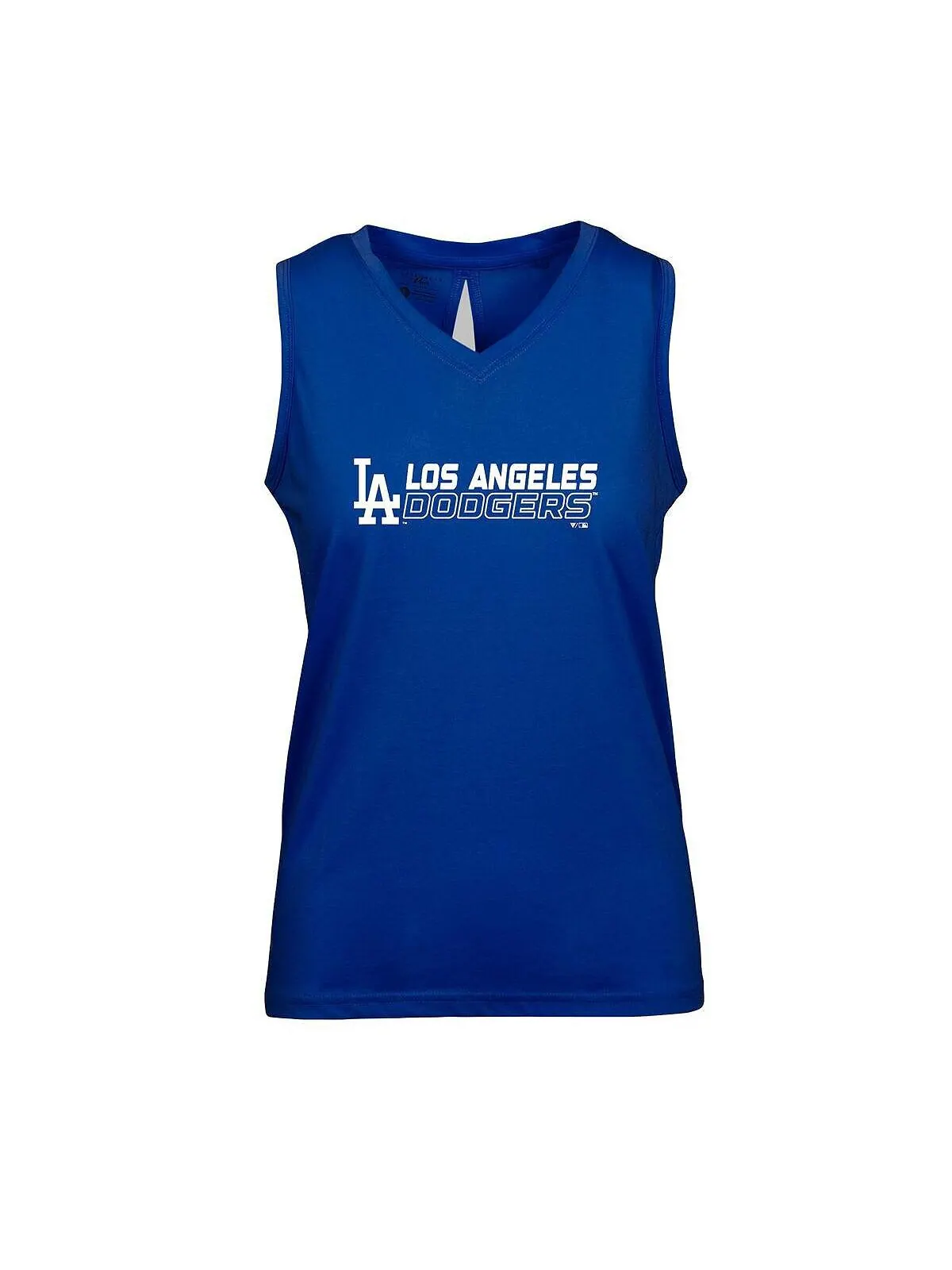 Женская майка Royal Los Angeles Dodgers Paisley Chase с v-образным вырезом LevelWear — синий