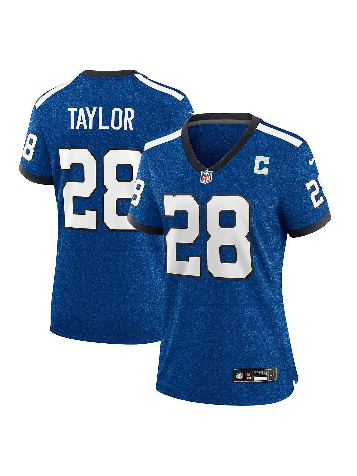 Женская футболка Jonathan Taylor Royal Indianapolis Colts Indiana Nights Alternate Game Nike — изображение 1 из 3