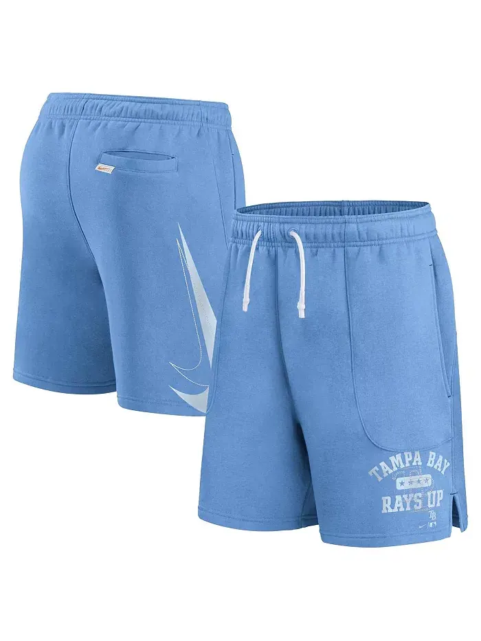 Мужские синие шорты для бейсбола Tampa Bay Rays Statement Ball Game Nike — изображение 1 из 3