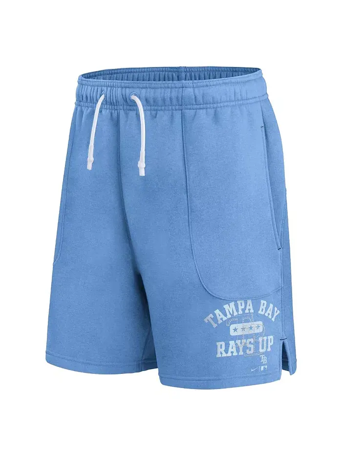 Мужские синие шорты для бейсбола Tampa Bay Rays Statement Ball Game Nike — изображение 2 из 3