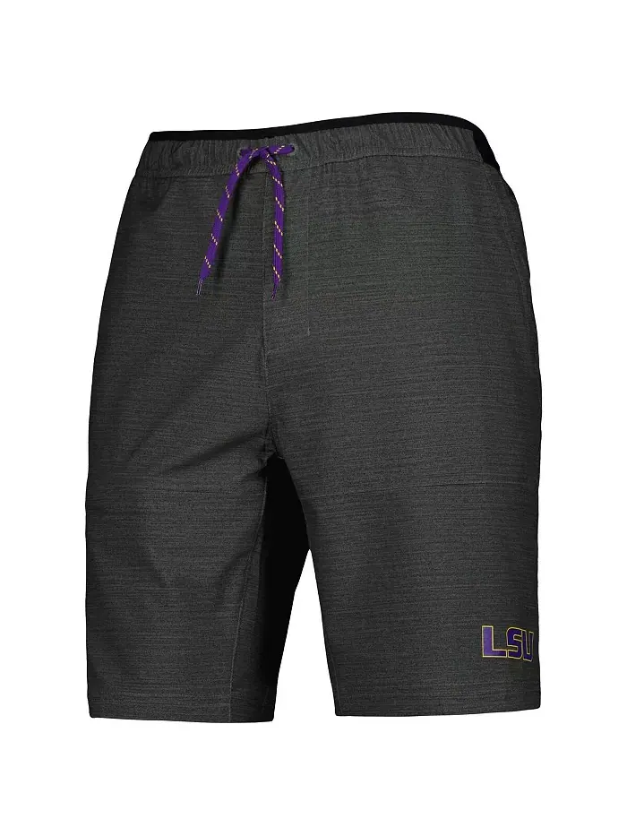 Мужские серые шорты LSU Tigers Twisted Creek Omni-Shield Columbia — изображение 2 из 2