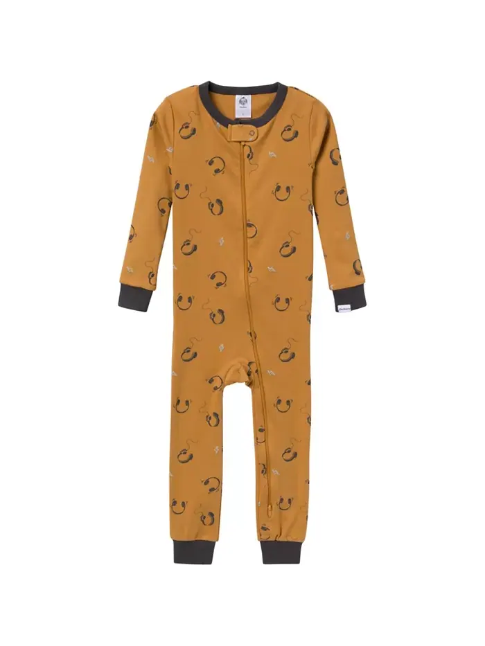 Пижама Snug Fit для мальчиков, без ножек, 3 шт., цвет «буффало» Gerber — изображение 4 из 8