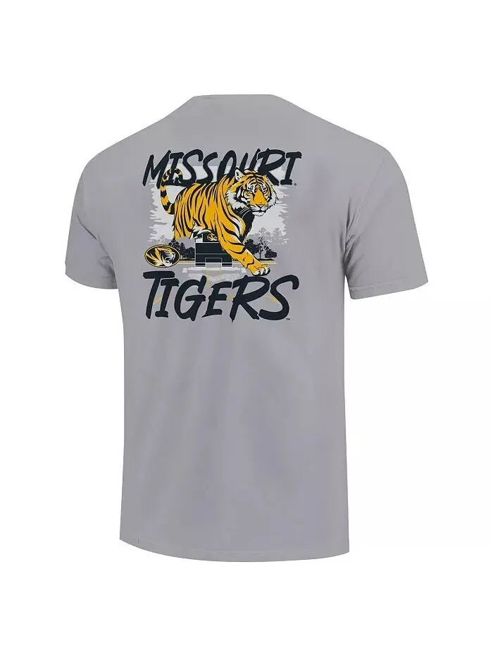 Футболка Big Boys and Girls Grey Missouri Tigers Hyperlocal Comfort Colors Image One — изображение 2 из 3