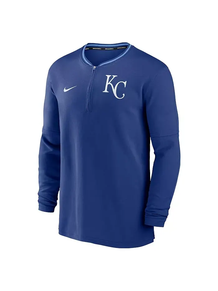 Мужская футболка с полузастежкой Authentic Collection Performance от Kansas City Royals Nike — изображение 3 из 3