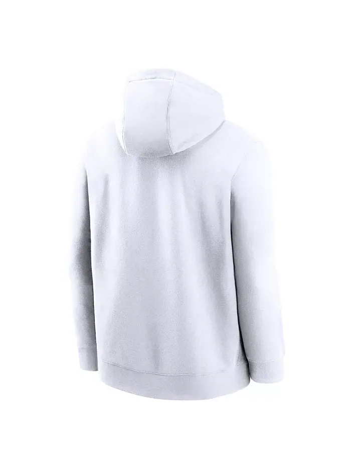Мужская белая толстовка с капюшоном Alabama Crimson Tide Primetime Alternate Logo Club Fleece — изображение 2 из 3