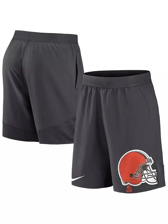 Мужские шорты Cleveland Browns Stretch Performance антрацитового цвета Nike