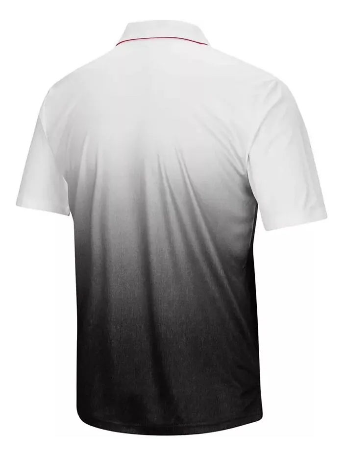 Мужская рубашка-поло с логотипом Wisconsin Badgers Magic Team, цвет серый Colosseum — изображение 2 из 4