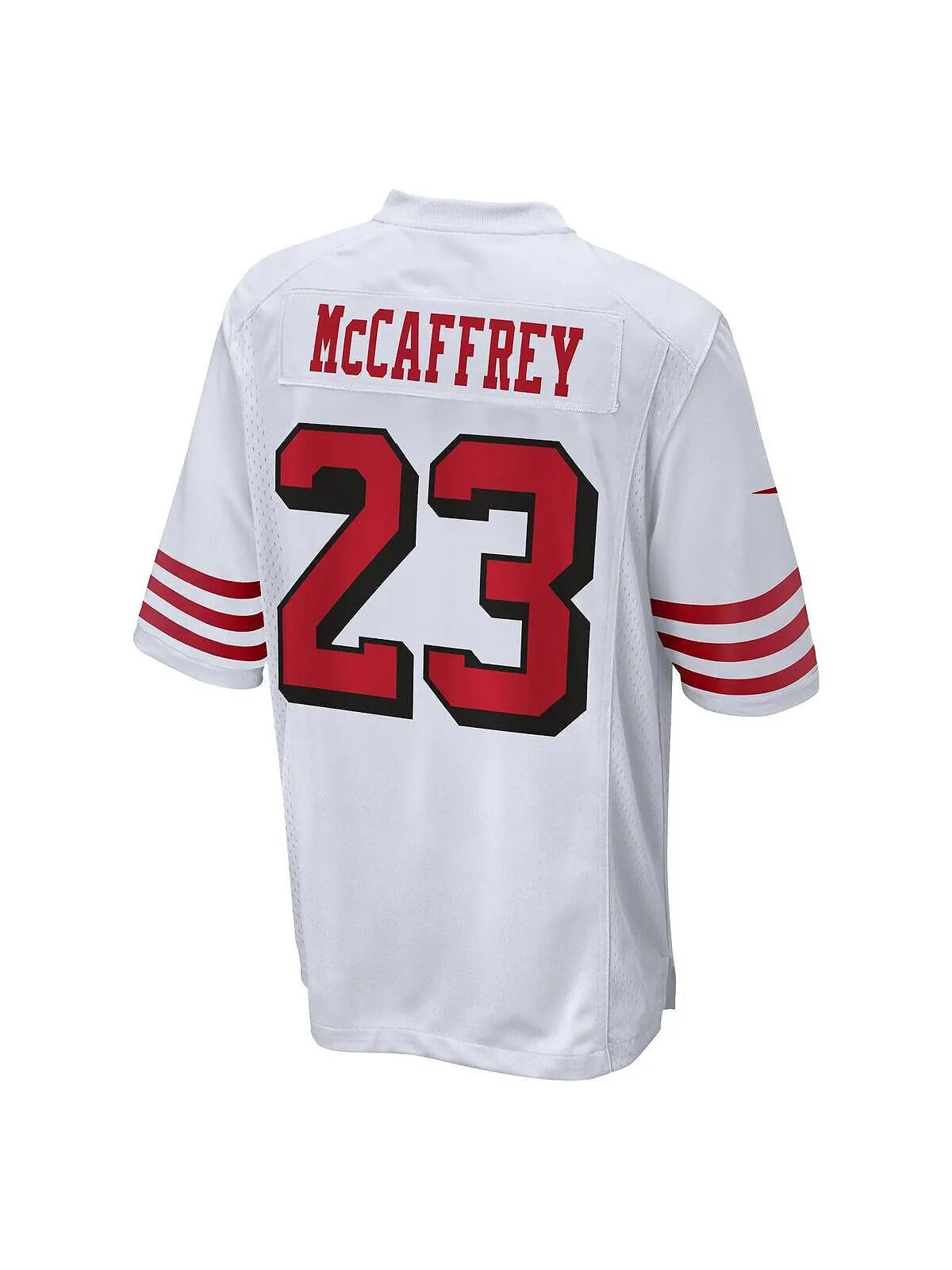 Мужское белое игровое джерси Christian McCaffrey San Francisco 49ers Nike — изображение 2 из 3, белый