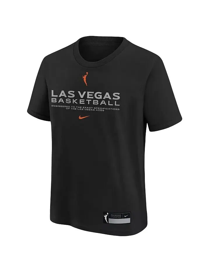 Футболка для выступлений легенды Las Vegas Aces Black для больших мальчиков и девочек Nike — изображение 2 из 3