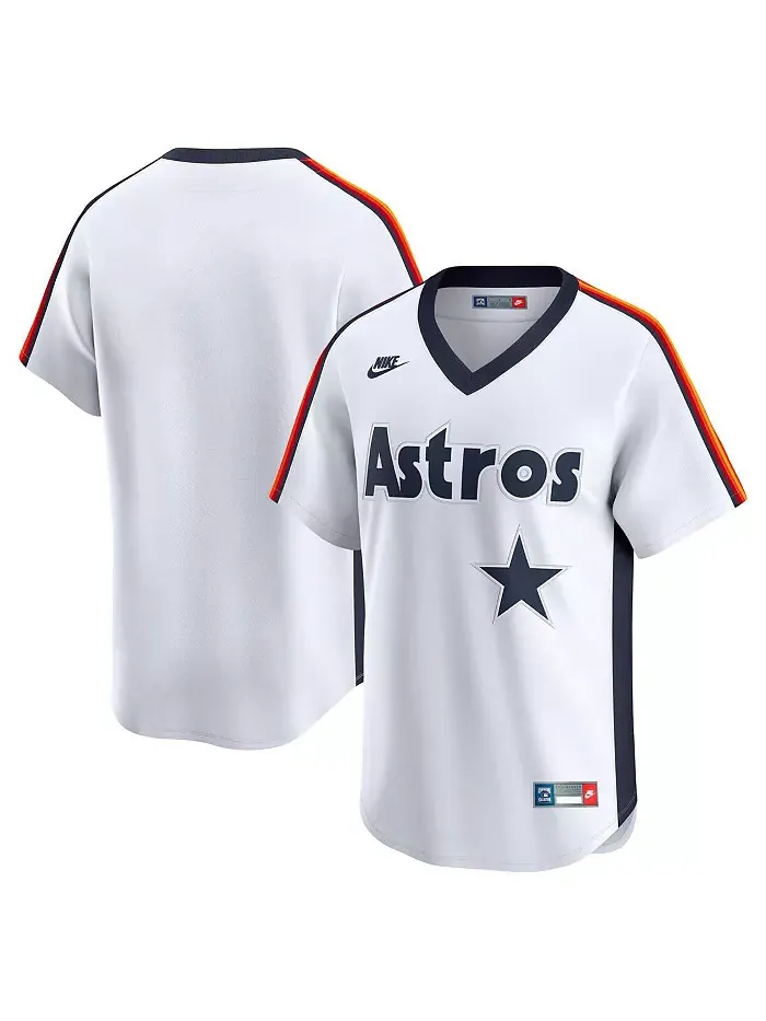 Мужская белая ретро-джерси Houston Astros из коллекции Cooperstown Limited Nike — изображение 1 из 3