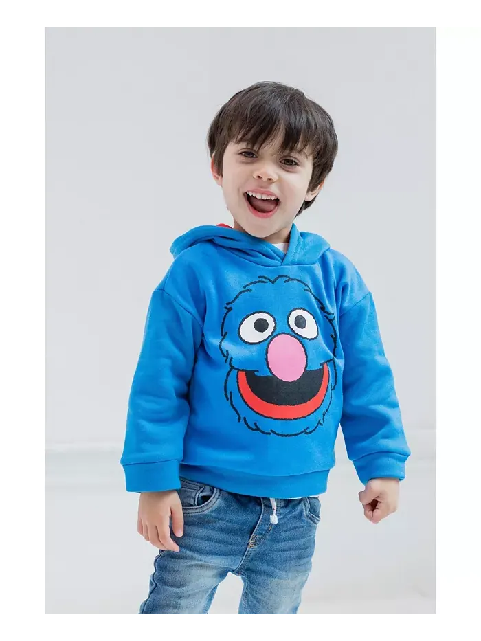 Детский флисовый худи с капюшоном для мальчиков Sesame Street — изображение 2 из 5