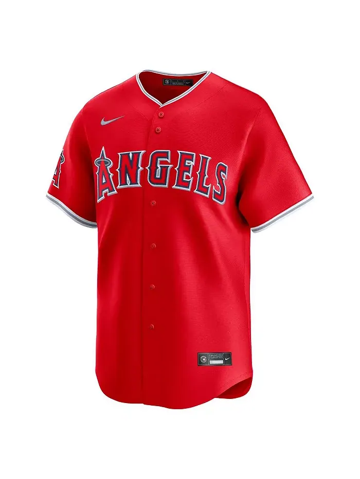 Мужская красная альтернативная лимитированная футболка Los Angeles Angels Nike — изображение 2 из 3