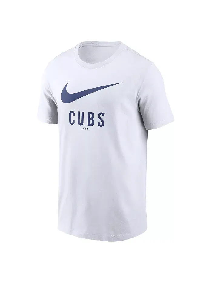 Мужская белая футболка Chicago Cubs с логотипом Swoosh Nike — изображение 3 из 3