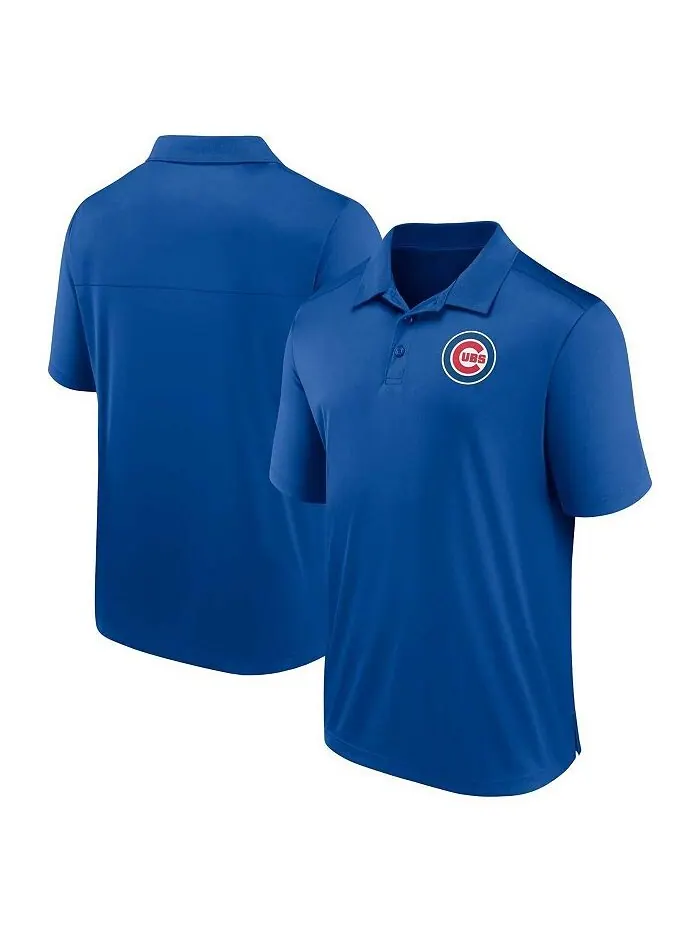 Мужская рубашка-поло с логотипом Royal Chicago Cubs Fanatics — изображение 1 из 3, королевский