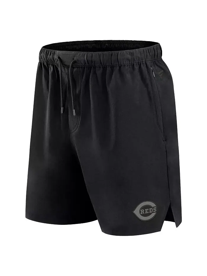Мужские черные шорты Cincinnati Reds Front Office в клетку Fanatics Signature — изображение 3 из 3