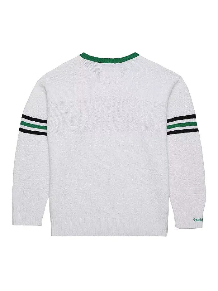 Мужской белый свитер New York Jets Throwback 1984 Mitchell & Ness — изображение 2 из 3
