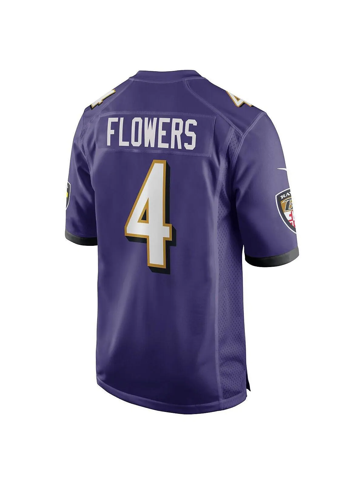 Мужская Джерси Zay Flowers Purple Baltimore Ravens драфта НФЛ 2023 года в первом раунде Nike — изображение 2 из 3, фиолетовый