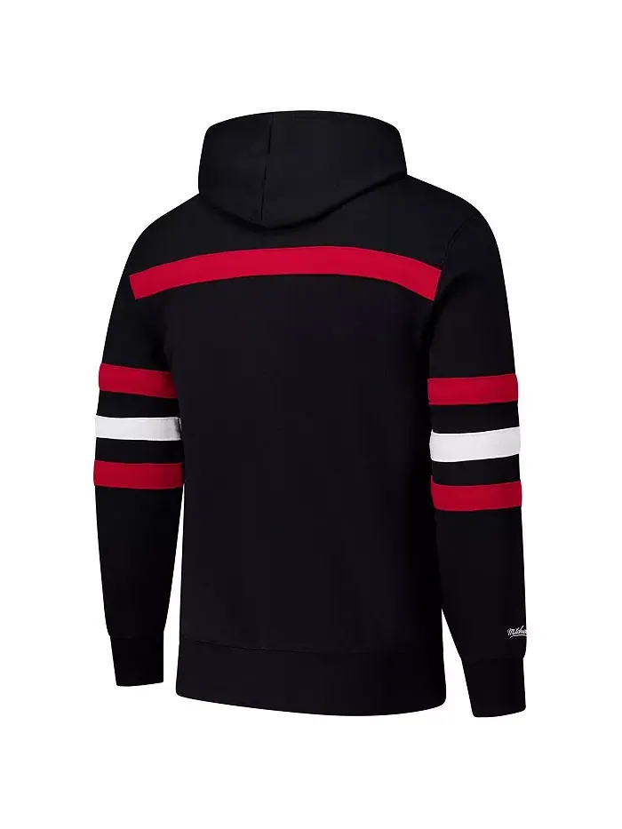 Мужская черная толстовка с капюшоном Chicago Blackhawks Head Coach Slogan Pullover Hoodie Mitchell — изображение 3 из 5