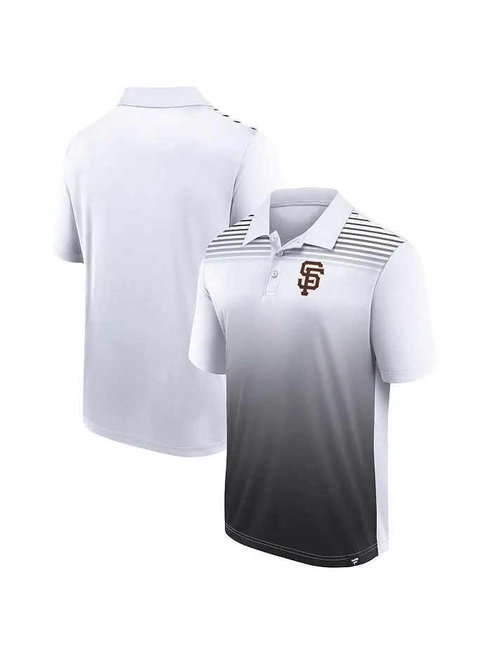 Мужская бело-черная фирменная рубашка-поло San Francisco Giants Sandlot Game Fanatics — изображение 1 из 3, белый черный