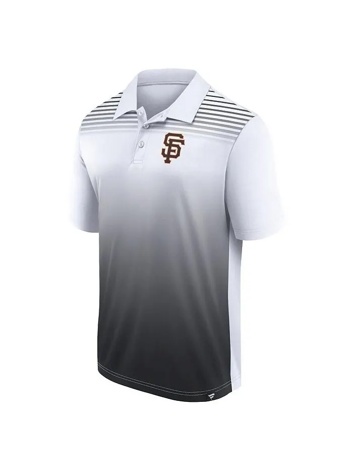 Мужская бело-черная фирменная рубашка-поло San Francisco Giants Sandlot Game Fanatics — изображение 2 из 3, белый черный