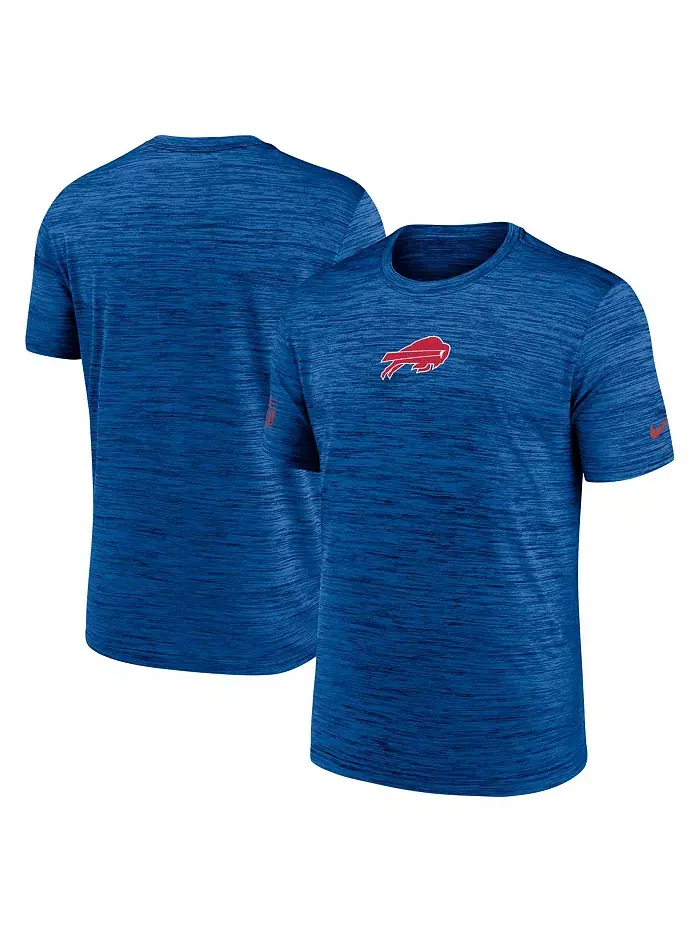 Мужская футболка Royal Buffalo Bills Big Tall Sideline Velocity Performance Nike — изображение 1 из 3