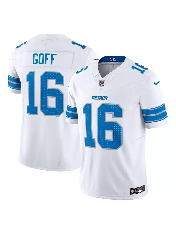 Мужская ограниченная джерси Detroit Lions Vapor F.U.S.E. Джареда Гоффа белого цвета Nike — изображение 1 из 3