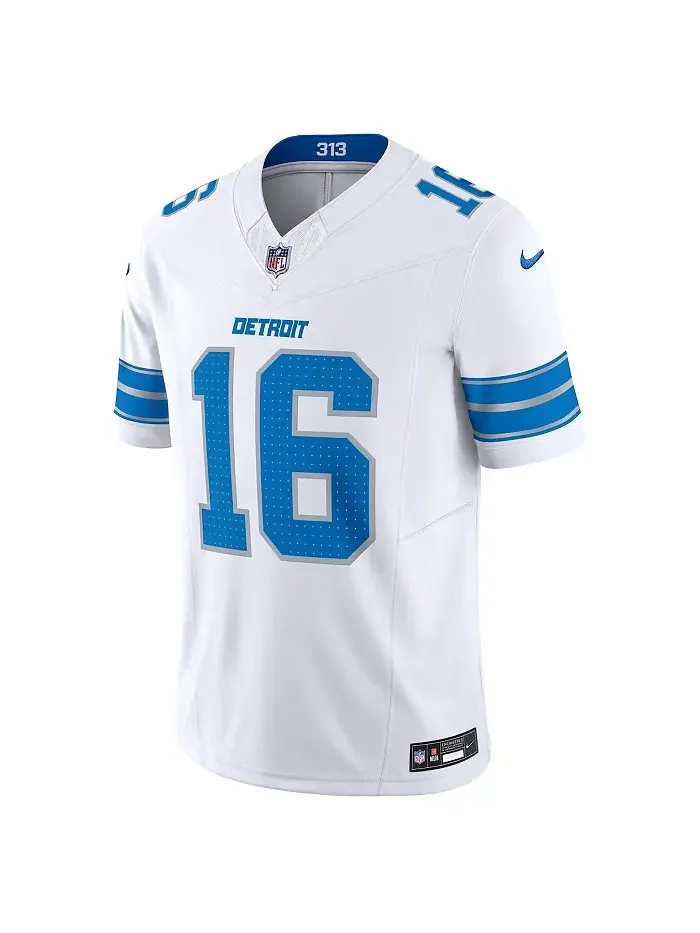Мужская ограниченная джерси Detroit Lions Vapor F.U.S.E. Джареда Гоффа белого цвета Nike — изображение 2 из 3