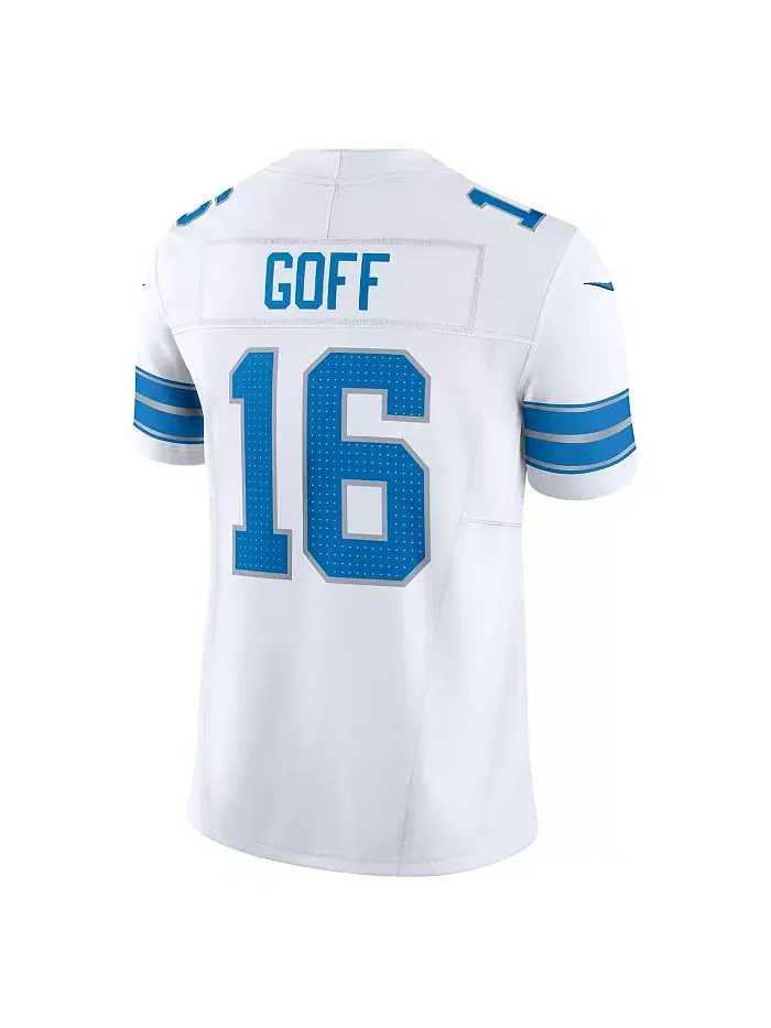 Мужская ограниченная джерси Detroit Lions Vapor F.U.S.E. Джареда Гоффа белого цвета Nike — изображение 3 из 3