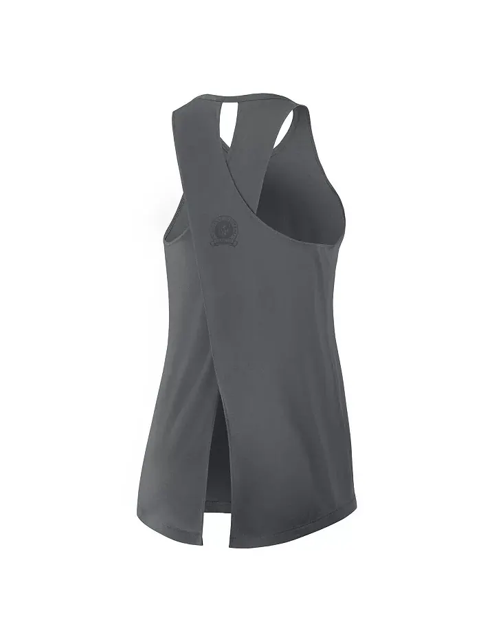 Женская серая майка Philadelphia Eagles Glory Crisscross Performance Nike — изображение 3 из 4