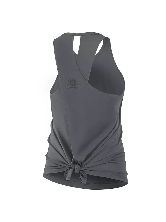 Женская серая майка Philadelphia Eagles Glory Crisscross Performance Nike — изображение 4 из 4