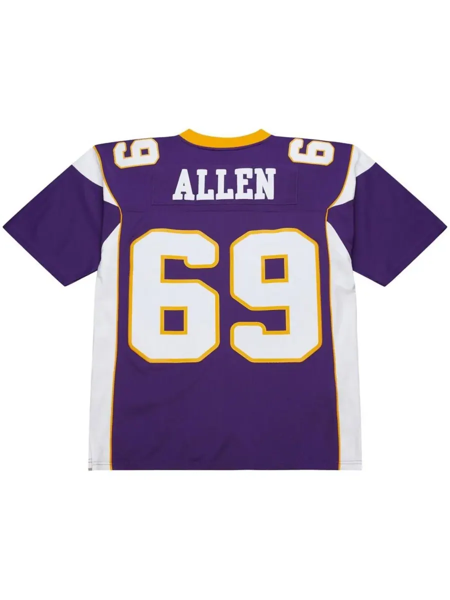 Mitchell & Ness Мужская фиолетовая реплика майки Джареда Аллена из команды Minnesota Vikings — изображение 4 из 5, фиолетовый