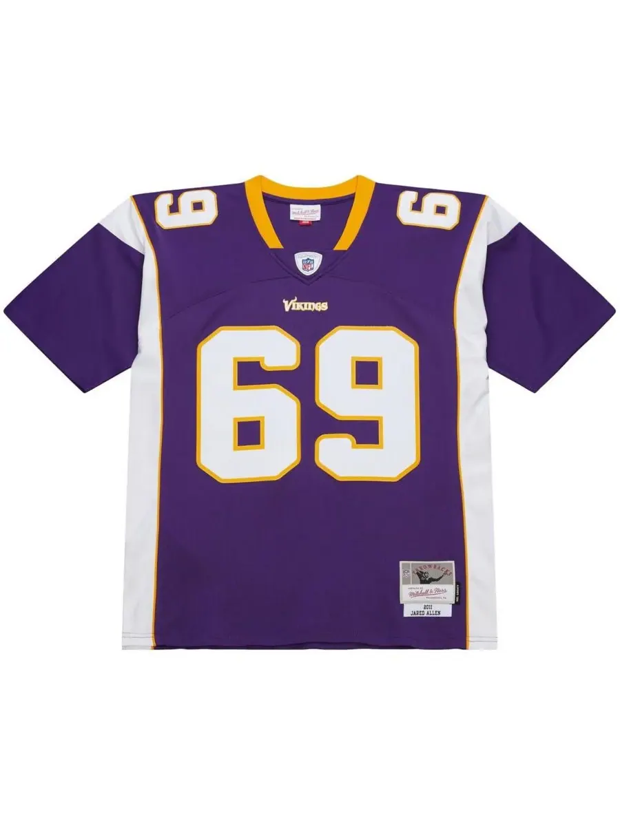 Mitchell & Ness Мужская фиолетовая реплика майки Джареда Аллена из команды Minnesota Vikings — изображение 5 из 5, фиолетовый
