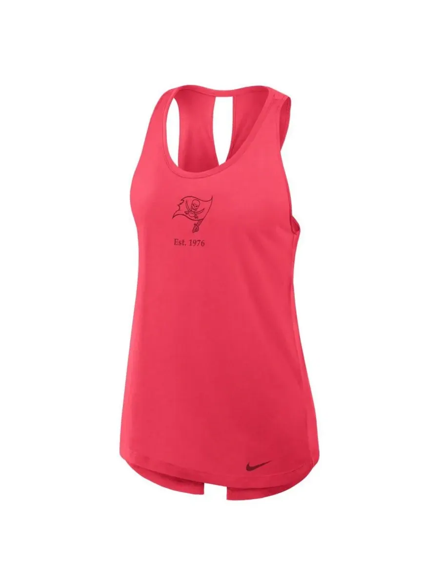 Nike Женская красная майка Tampa Bay Buccaneers Glory Crisscross Performance Tank Top — изображение 3 из 4, красный