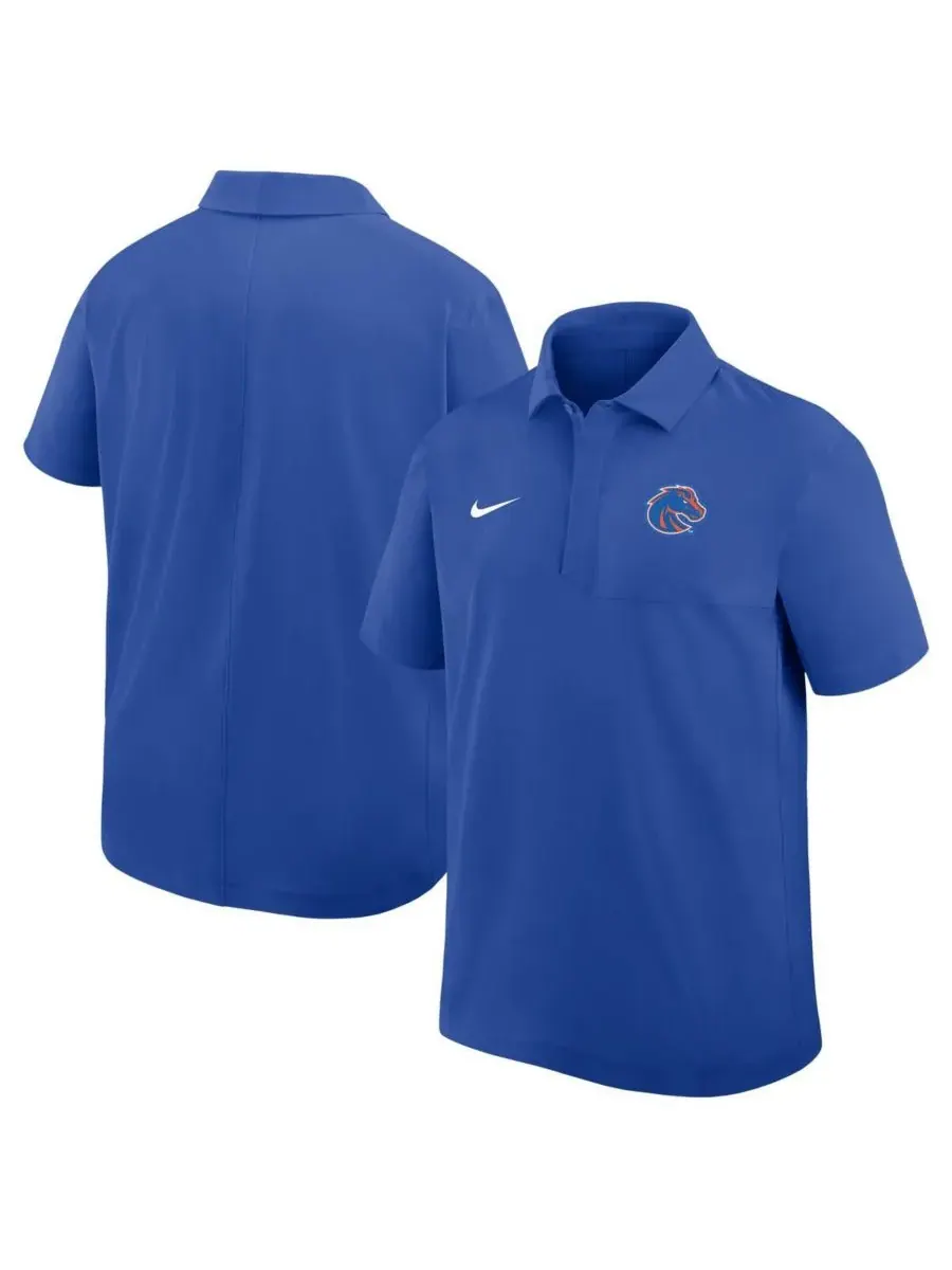 Мужская тканая рубашка-поло Royal Boise State Broncos Nike — изображение 1 из 3, королевский