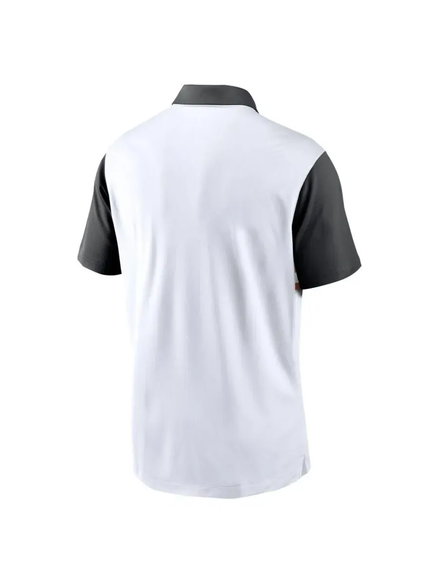 Nike Мужская белая/черная поло-рубашка Texas Longhorns Athletic Prep Alt Logo Vapor Performance — изображение 3 из 3