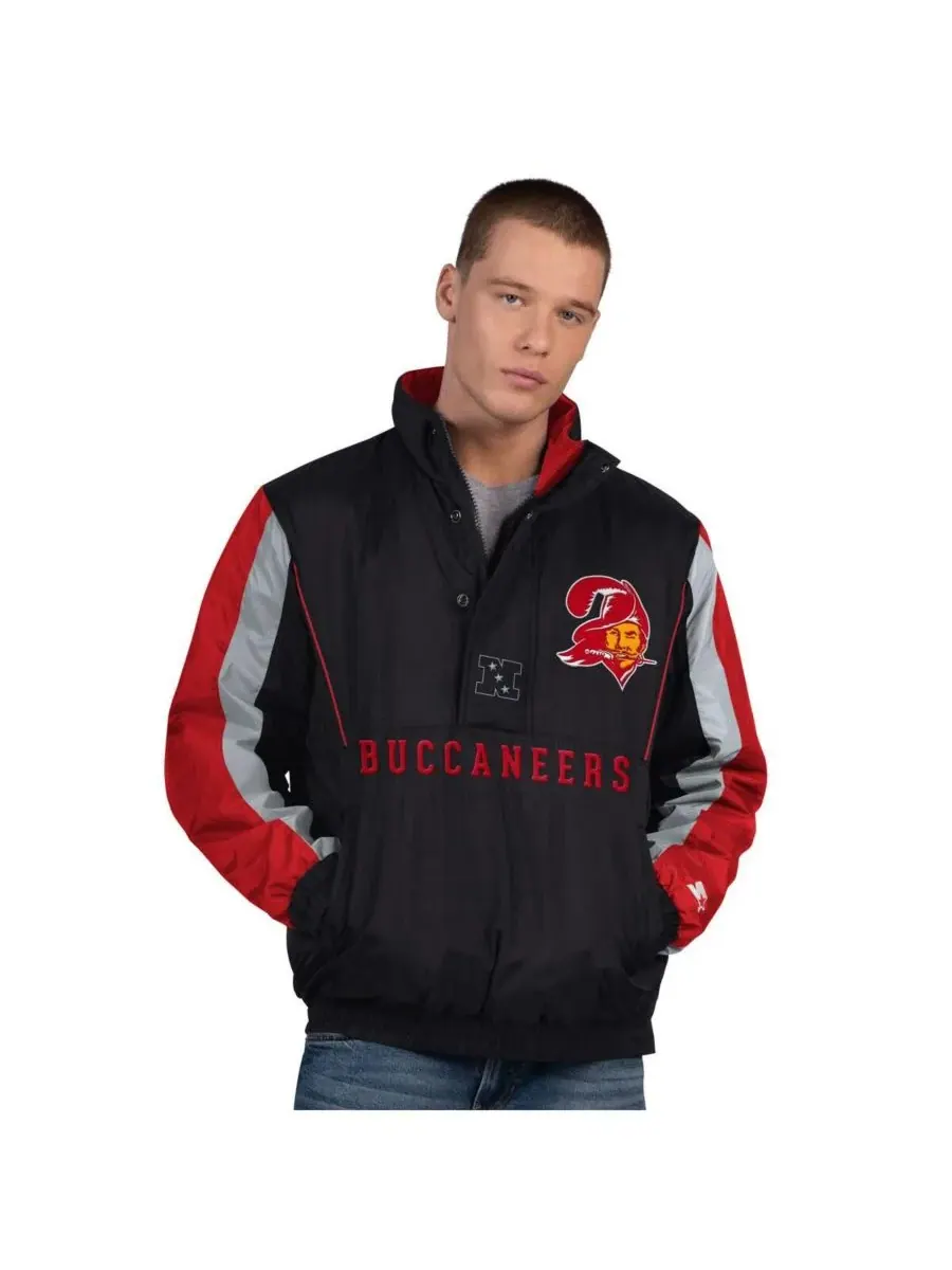 Starter Мужская черная куртка Tampa Bay Buccaneers Thursday Night Gridiron с винтажным логотипом и — изображение 1 из 2